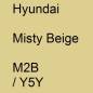 Preview: Hyundai, Misty Beige, M2B / Y5Y.